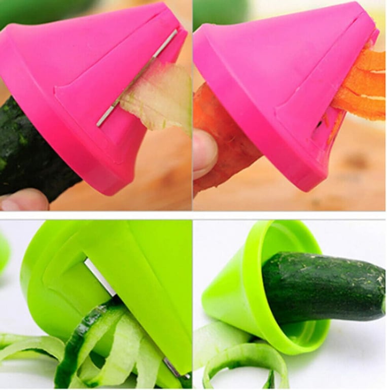 2Pcs Handheld Spiralizer Grater Shredder | Vegetable Noodle Maker thumbnail 8