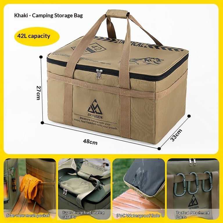 Tactical Camping Gear Storage Bag | 42L & 30L Outdoor Organizer thumbnail 1