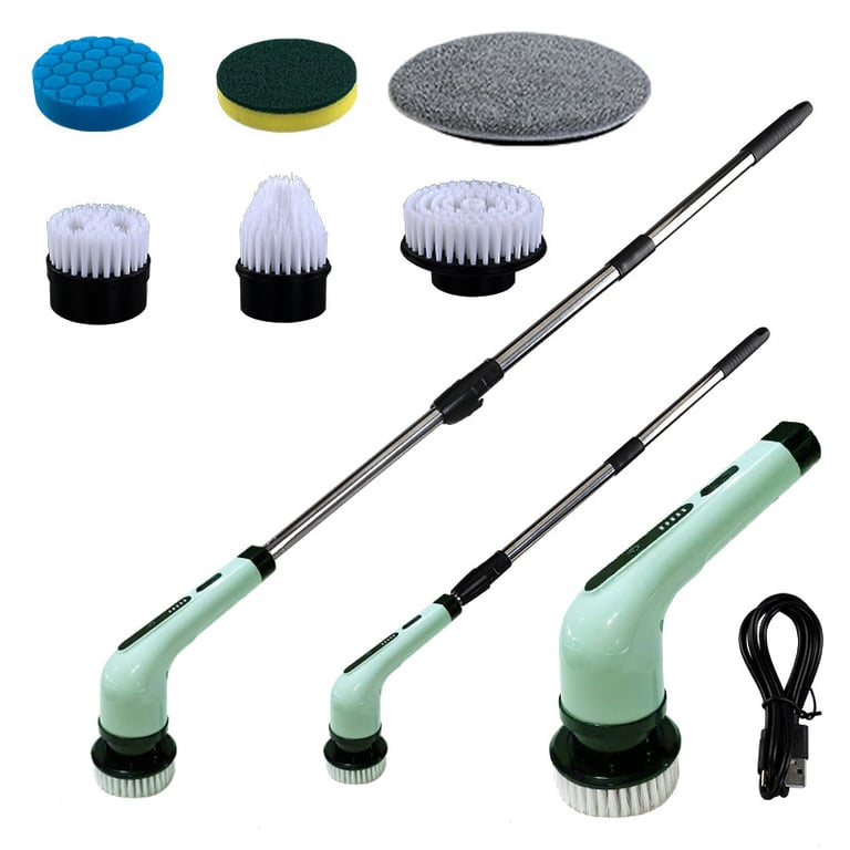 Electric Cleaning Brush with Extendable Handle | Captain Fam thumbnail 2