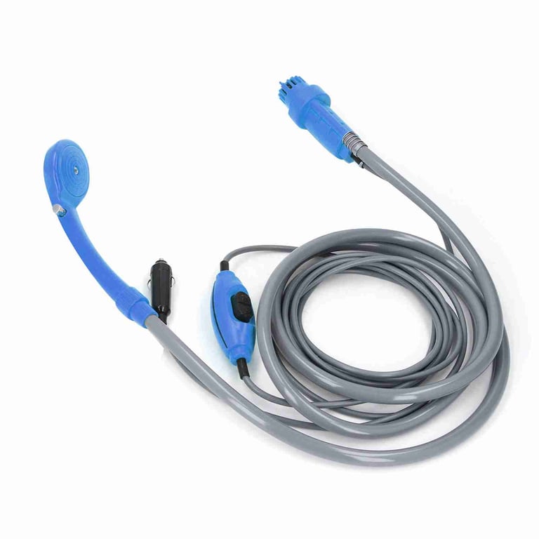 Car Plug Shower Kit 36W Portable Electric Vehicle Mounted Shower Kit For Outdoor Camping Car Washing Irrigation Blue thumbnail 3