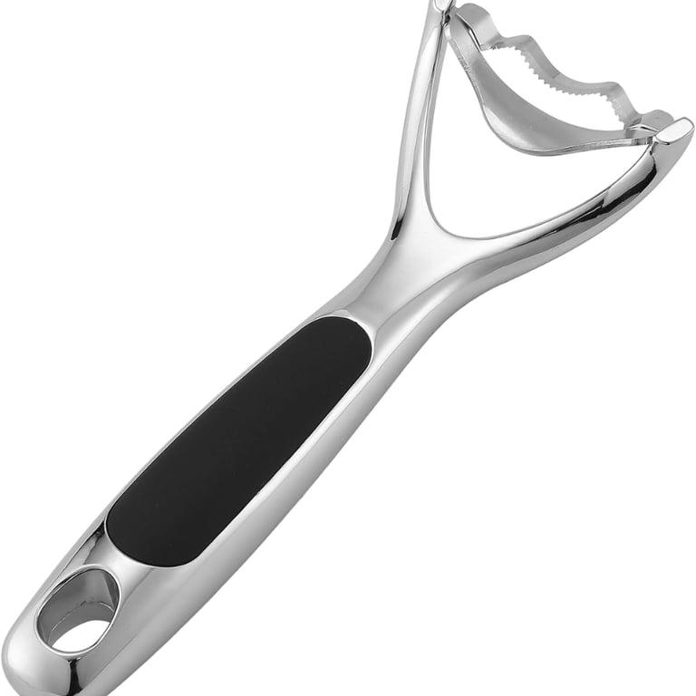 Heavy-Duty Chrome Plated Zinc Corn Peeler | Ergonomic Kernel Stripper thumbnail 1