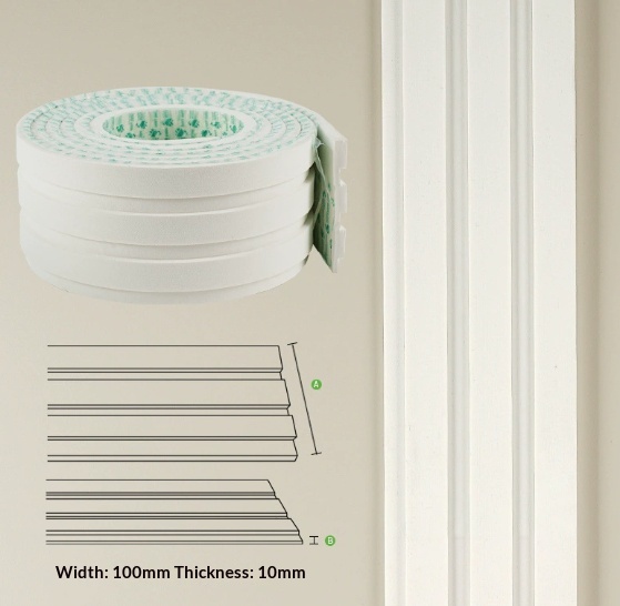 Self-Adhesive EVA Wood Grille Strips | Nail-Free Wall Paneling Canada thumbnail 1