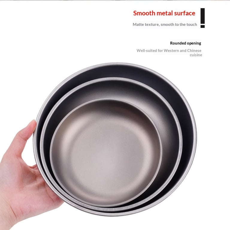 Pure Titanium Camping Dish | Lightweight Tableware for Outdoor Adventures thumbnail 14