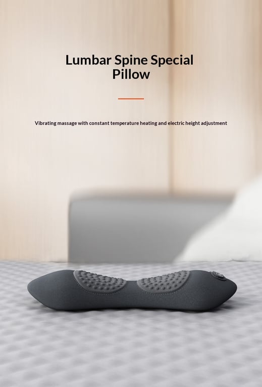 Lumbar Pillow Massage Heating Waist Pad | Pain Relief Heat Therapy thumbnail 6