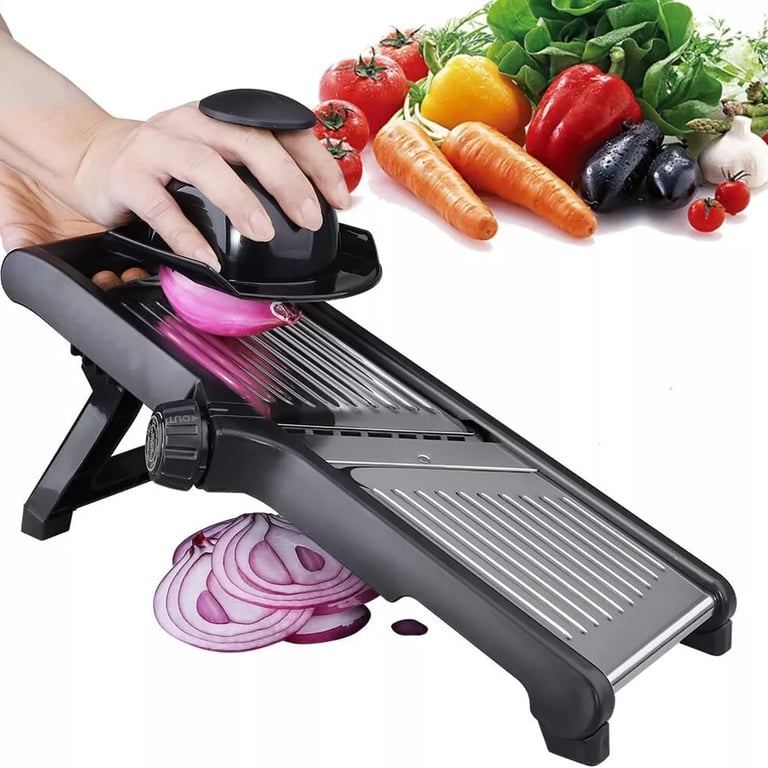 Professional Mandoline Slicer Stainless Steel | Vegetable Fruit Cutter thumbnail 13