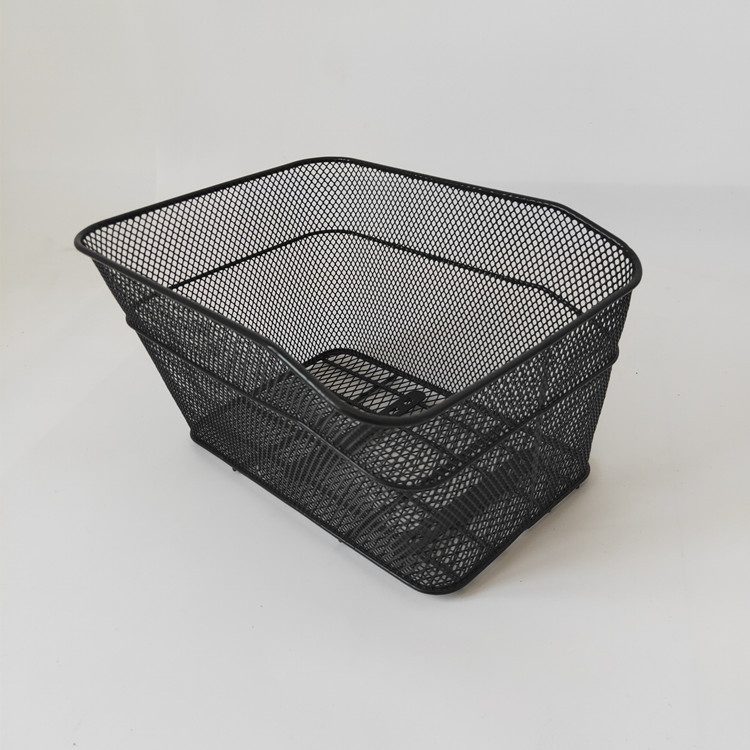 Mountain Bike Rear Rack Basket | Durable Metal Mesh Storage thumbnail 4