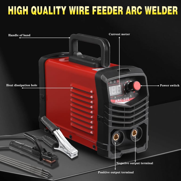 Portable Industrial ARC Welding Machine 225A | Manual Stick Welder