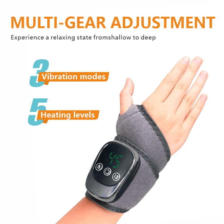 Cordless Wrist Heating Pad Wrap for Arthritis | Red Light Therapy Massager thumbnail 5
