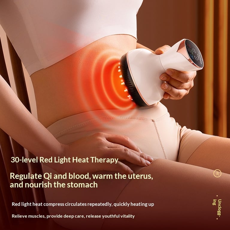 Full-Body Massage Brush with Heat & Red Light Therapy | Canada