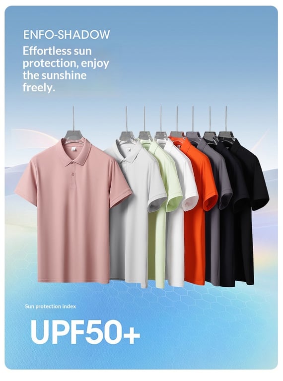 Men's Quick-Dry Ice-Feel Polo Shirt | Spring Summer Outdoor thumbnail 16