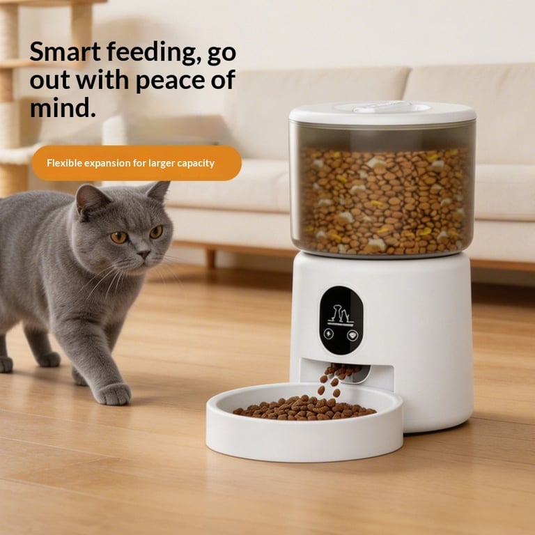 Smart Dog and Cat Food Feeder Dispenser | WiFi App Control thumbnail 3