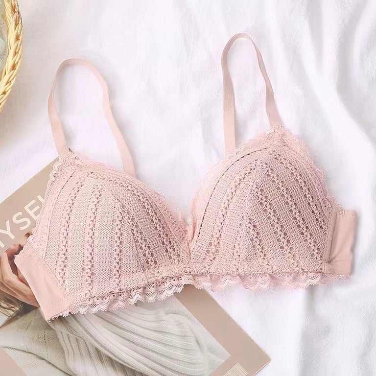 Wireless Bust-Enhancing Push-Up Lace Bra | Adjustable Comfort thumbnail 1