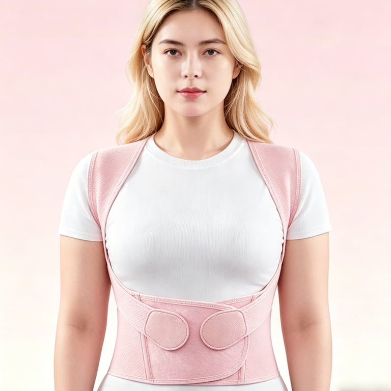 Anti Hunchback Posture Correction Strap for Women | Invisible Support thumbnail 4