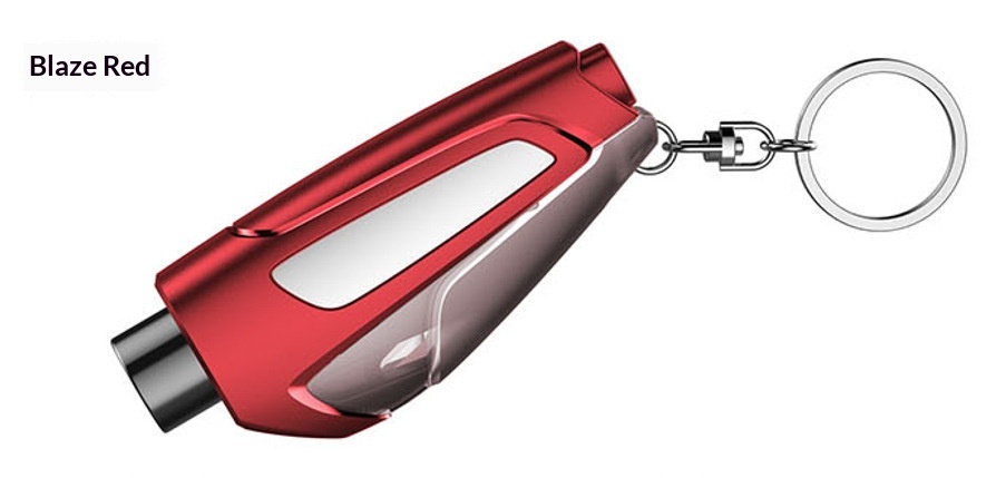 Safety Hammer Car Window Breaker Keychain | Emergency Escape Tool thumbnail 4