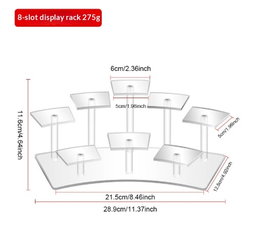 Acrylic Tiered Display Stand Desk Organizer for Figurines & Collectibles thumbnail 8