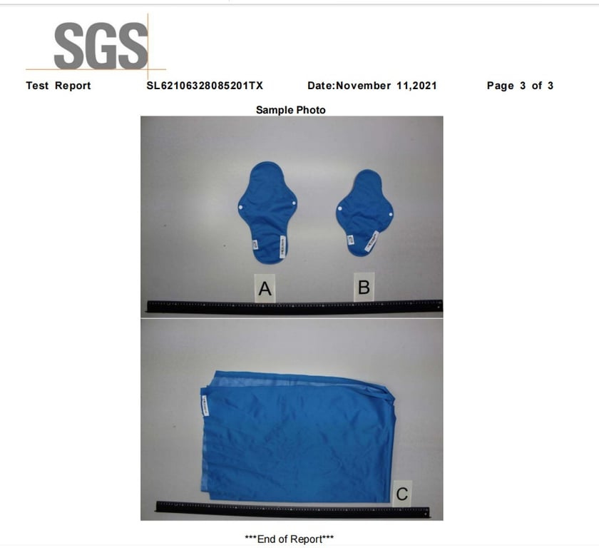 Washable Sanitary Pad Set for Hygienic Care | Reusable Pads Canada thumbnail 6