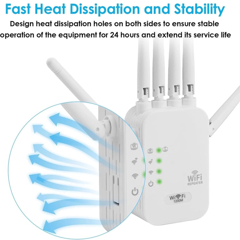 Dual-band Signal Booster Amplifier 1200M Gigabit Wireless Repeater thumbnail 6