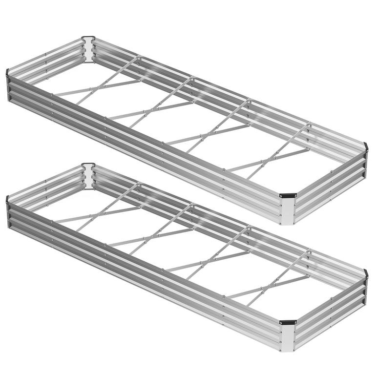 Galvanized Raised Garden Bed | Rust-Resistant Steel Planting Box thumbnail 5