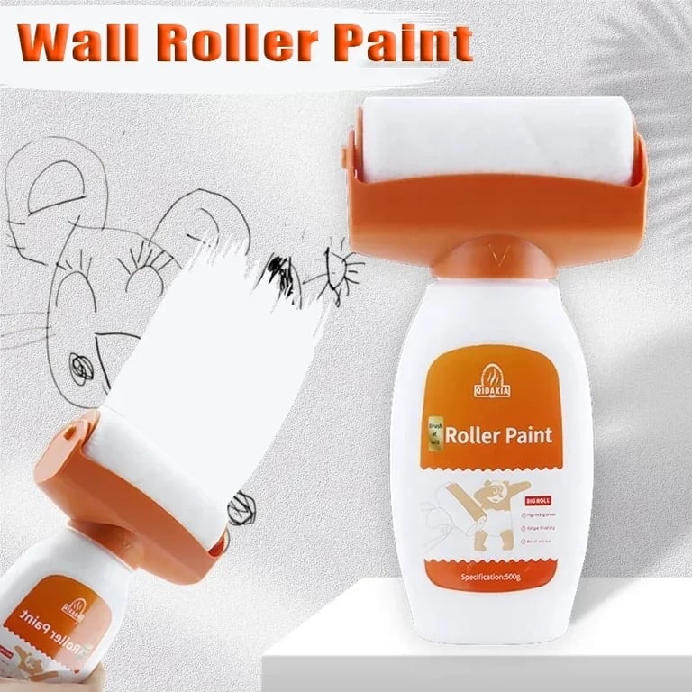 Orange Wall Roller Touch-up Paint | Water-Based, Low-Odor, All-in-One