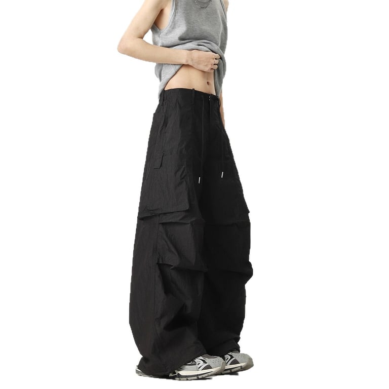 Loose-fit Casual Quick-drying Outdoor Pants | Wide-leg Cargo Style thumbnail 3