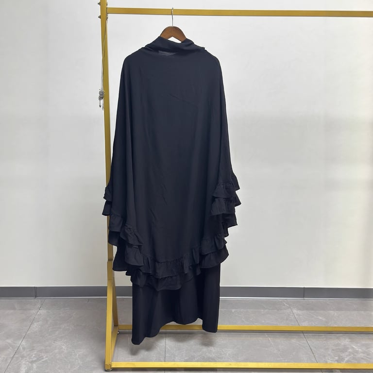 Women's Middle Eastern Robe Set with Attached Hijab | Modest Dress thumbnail 13