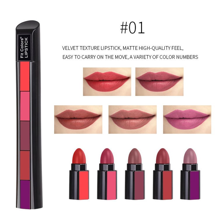 10-Color Matte Velvet Lipstick Set | Long-Lasting Non-Drying Lip Kit thumbnail 5