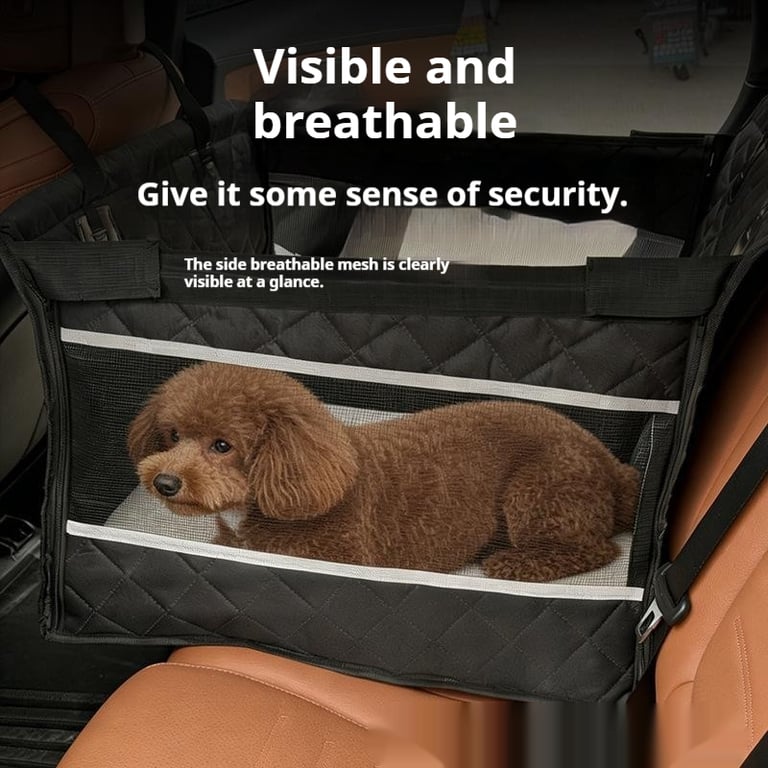 Pet Large Dog Car Rear Seat Cushion | Safe Travel Booster thumbnail 2