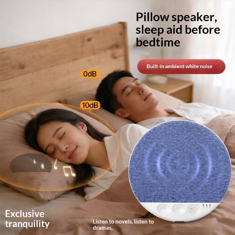 Ultra-Thin Sleep Aid White Noise Bluetooth Speaker for Pillow | X3 Pro thumbnail 11