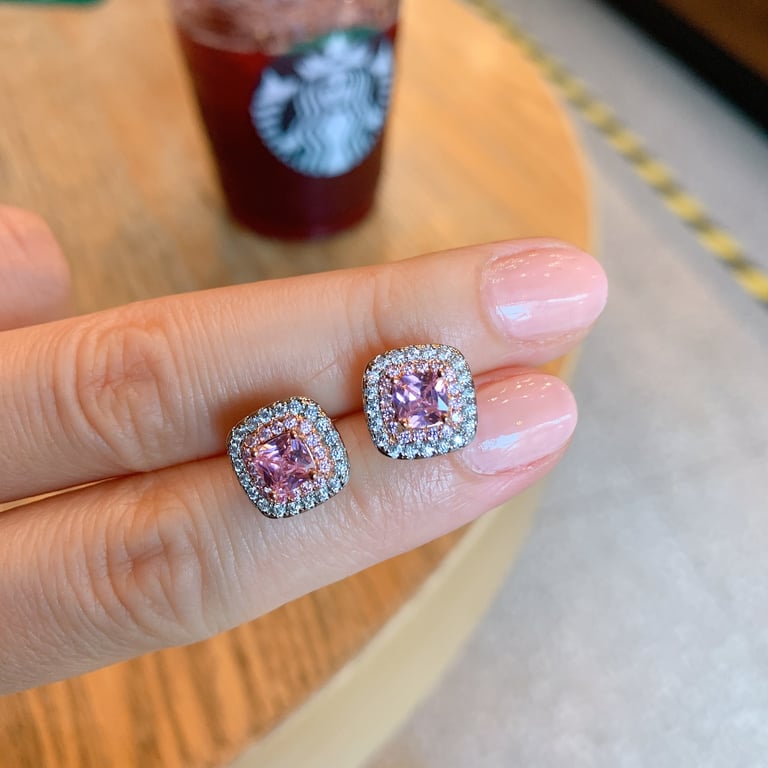 Women's Zircon Fashion Earring Ring And Bracelet Set | Home & Kitchen thumbnail 9