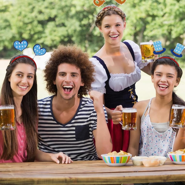 Oktoberfest Headband Set With 3 Designs | Home & Kitchen Party Accessories thumbnail 1