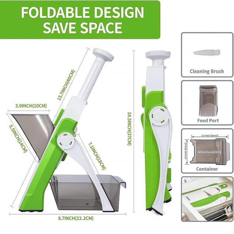 Kitchen Vegetable Cutter Safe Manual Multi-Function Salad Chopper | Home & Kitchen thumbnail 6