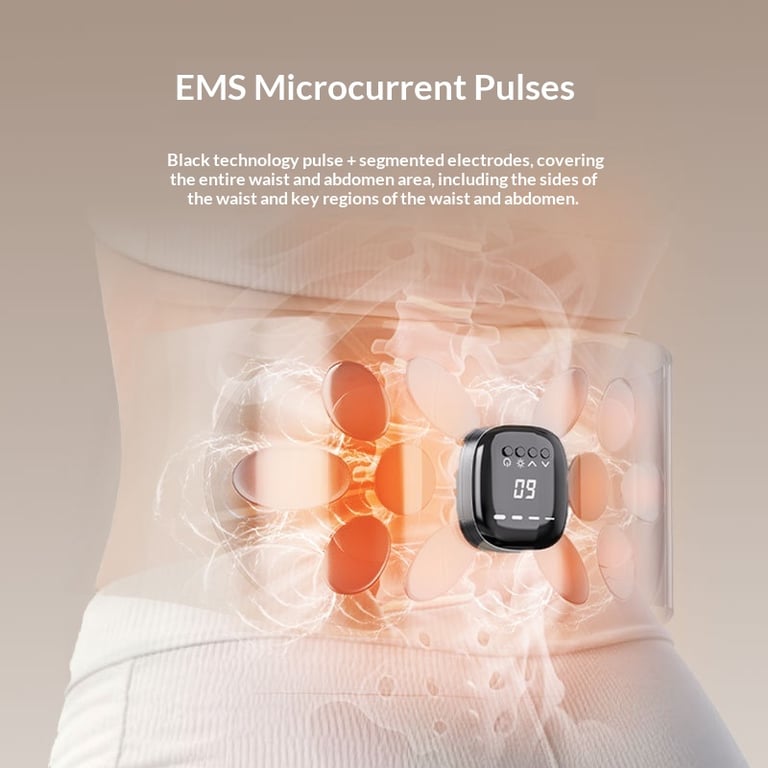 Low-Current Heating Lumbar Massage Device | EMS Waist Belt thumbnail 13