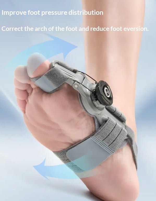 Hallux Valgus Corrector with Multi-Angle Adjustable Knob | Bunion Relief thumbnail 5