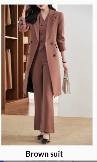 Women's Three-Piece Professional Suit Set | Autumn Winter Workwear thumbnail 3
