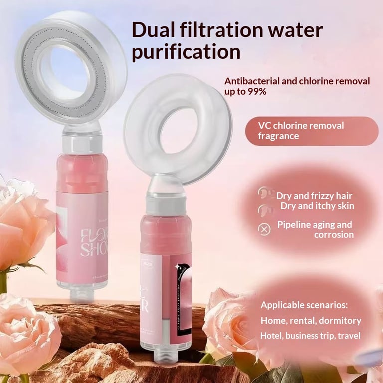 Aromatherapy Pressurized Showerhead Filter | Spa Shower Experience thumbnail 13