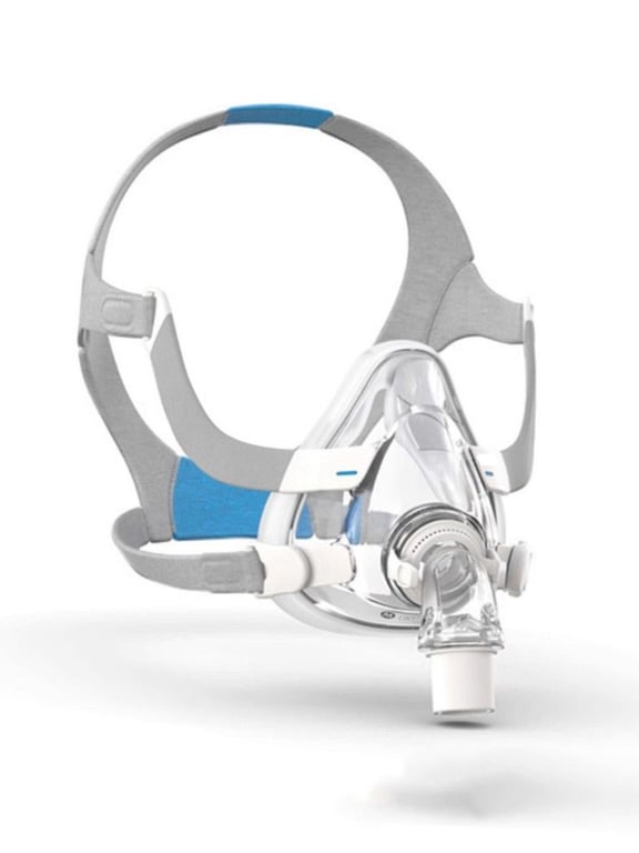 Ventilator Head-Mounted Silicone Nasal-Oral CPAP Mask | Full-Face thumbnail 2