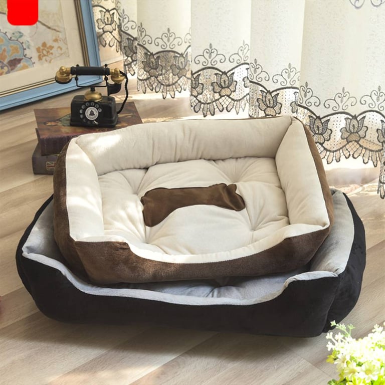 Large Warm Plush Dog Bed Mat Washable Calming Cushion 60x80cm thumbnail 14