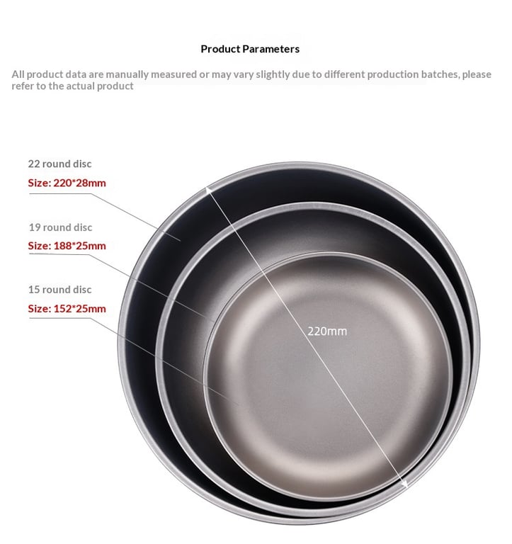 Pure Titanium Camping Dish | Lightweight Tableware for Outdoor Adventures thumbnail 6