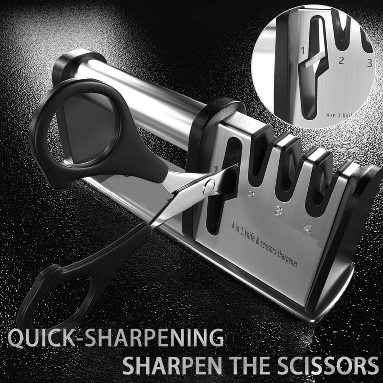 Non-slip Kitchen Knife Sharpener, Ergonomic Handle, Safe And Fast Knife Sharpening Tool, Suitable For Home And Restaurant Use. thumbnail 20