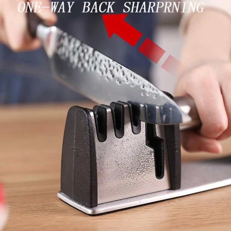Non-slip Kitchen Knife Sharpener, Ergonomic Handle, Safe And Fast Knife Sharpening Tool, Suitable For Home And Restaurant Use. thumbnail 6