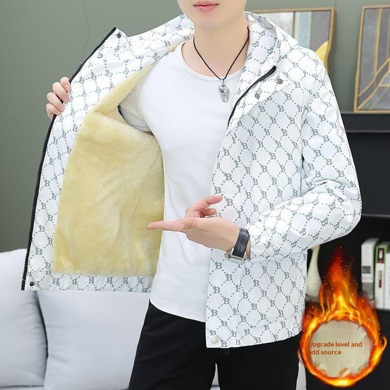 Thickened Fleece-Lined Workwear Jacket for Men | Commuter Style thumbnail 18