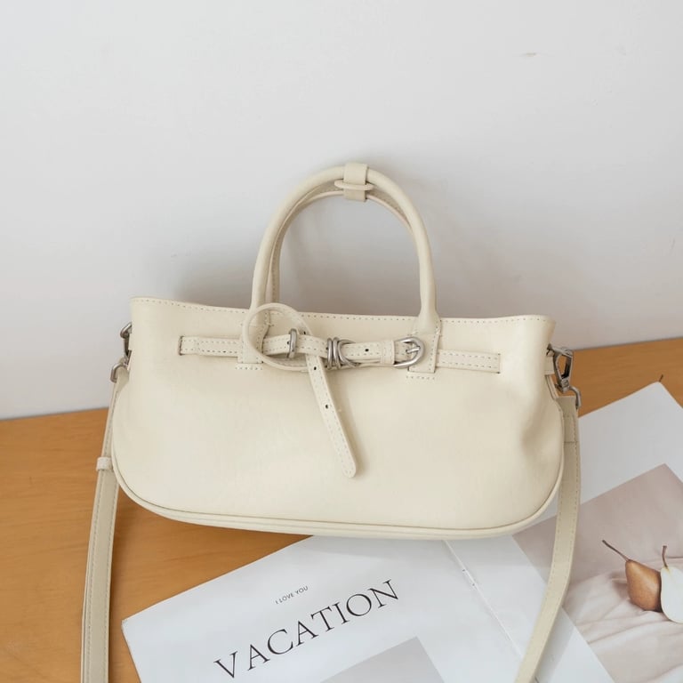 Vintage Vegetable-Tanned Leather Handbag | Women's Crossbody Bag thumbnail 4