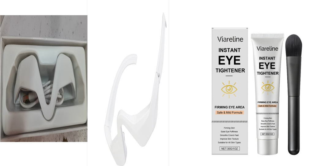 Red Light Therapy Eye Massager Glasses | Fatigue & Dark Circle Relief thumbnail 1