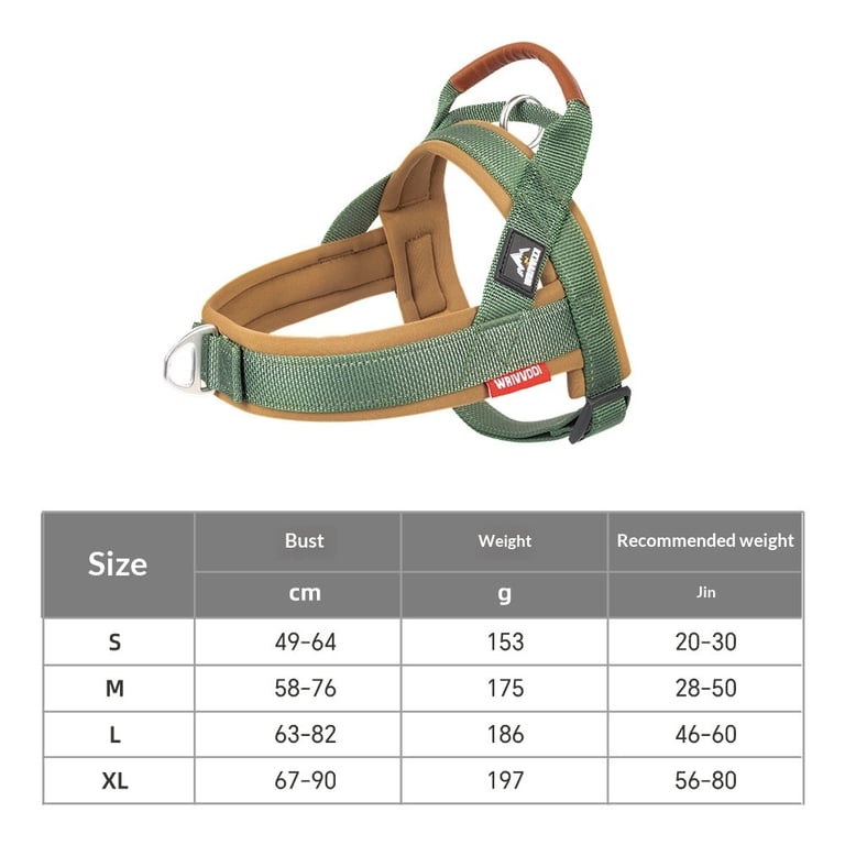 Explosion-Proof Dog Harness with No-Pull Chest Strap | Captain Fam thumbnail 4