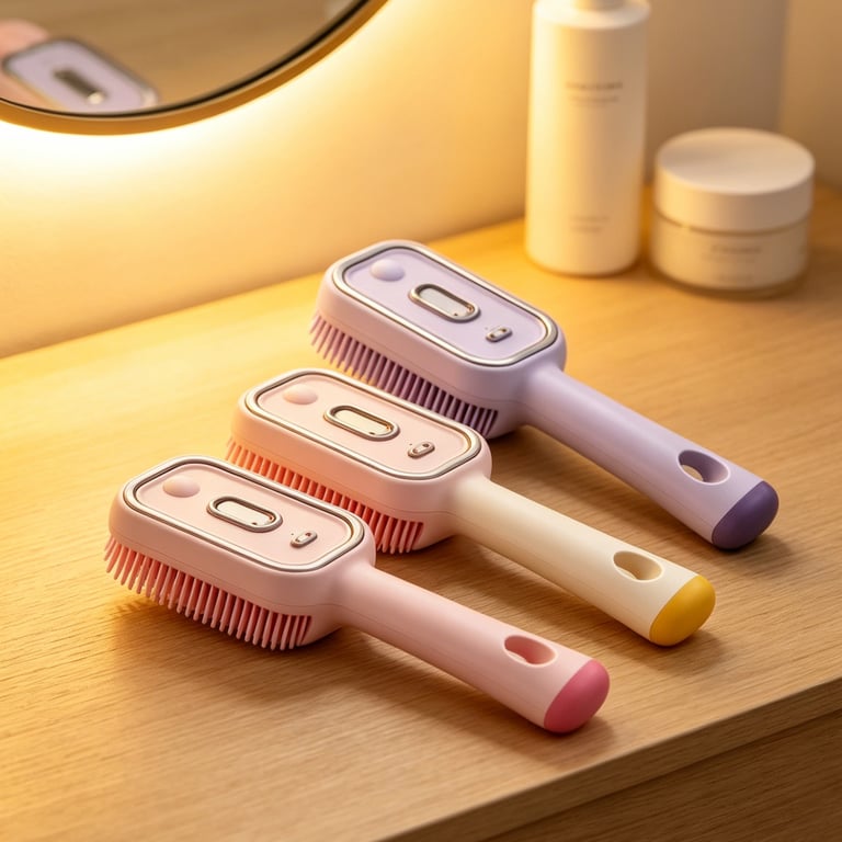 Electric Mist Massage Comb | Health & Beauty Hair Care Tool thumbnail 2