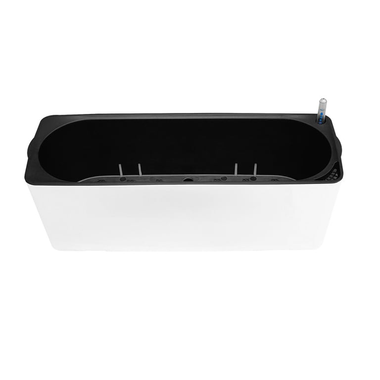 Rectangular Plastic Self-Watering Lazy Flower Pot for Balcony Vegetables