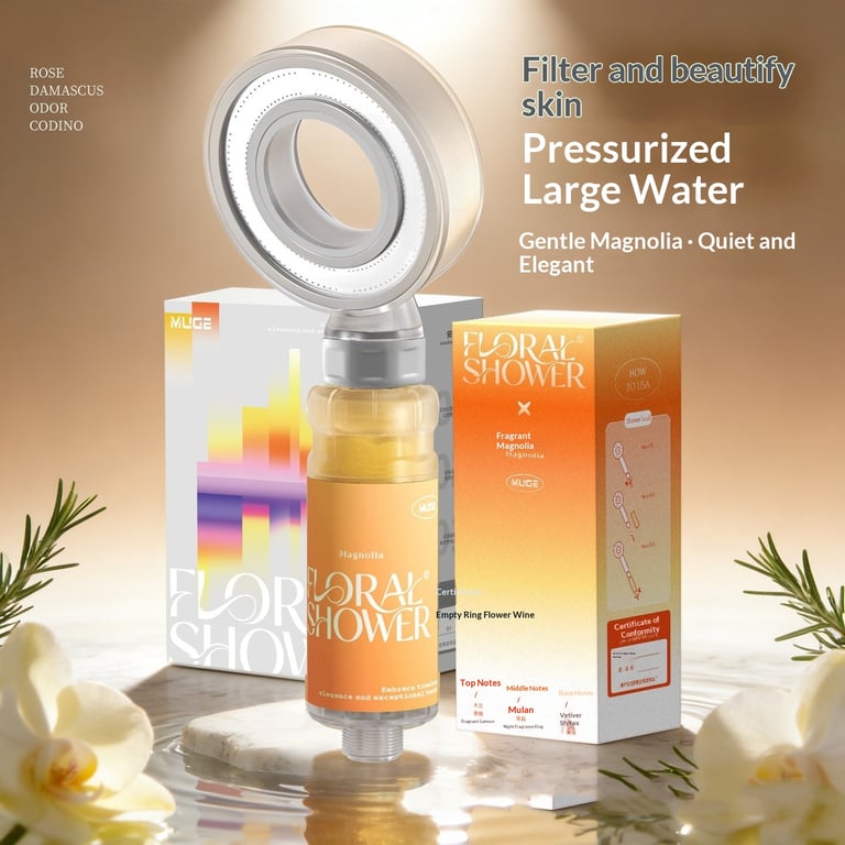 Aromatherapy Pressurized Showerhead Filter | Spa Shower Experience thumbnail 10