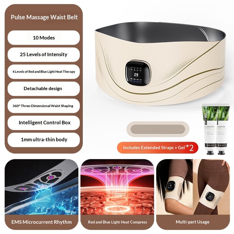 Low-Current Heating Lumbar Massage Device | EMS Waist Belt thumbnail 19