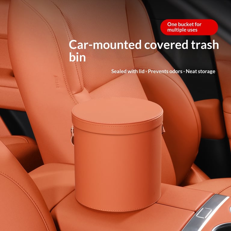 In-Car Storage Bucket Multifunctional Organizer | Odor Control thumbnail 11