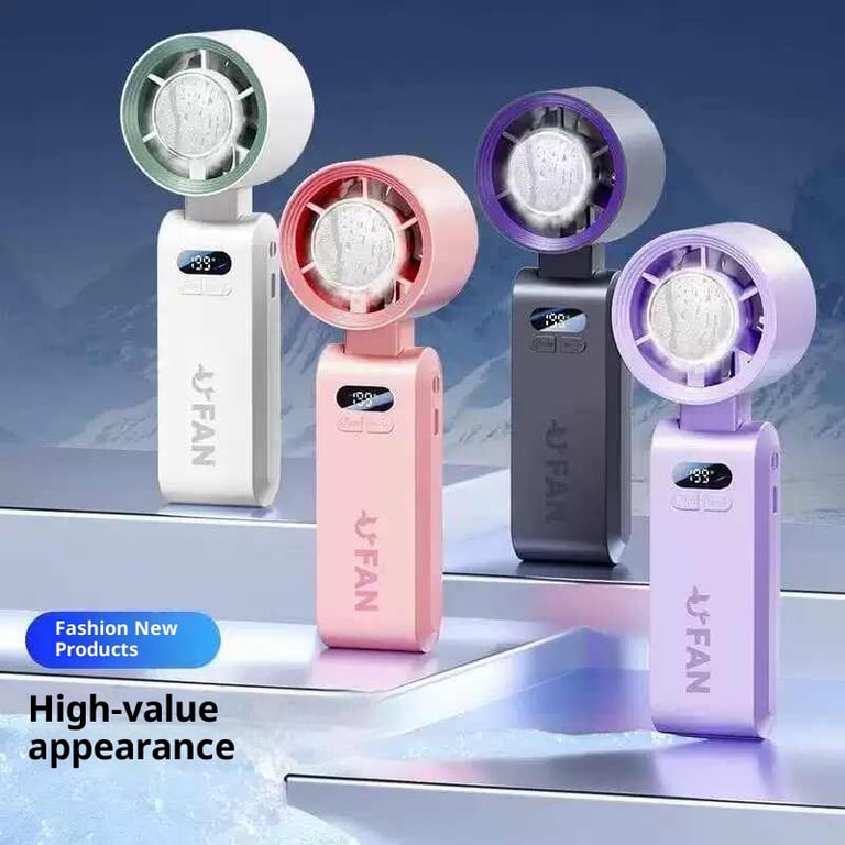 Portable Refrigeration Fan 30-Hour Battery | Neck & Desktop thumbnail 1